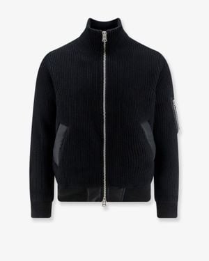 Sacai Wool Cardigan - Black