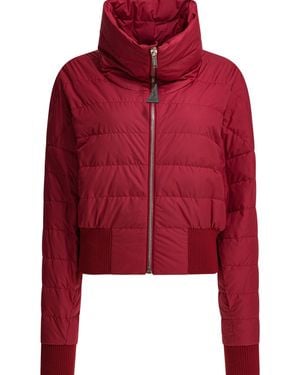 Rick Owens Cropped Down Jacket - Red