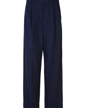 A.P.C. 'Marissa' Viscose Blend Trousers - Blue