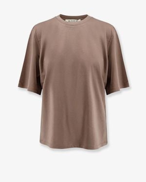 Rohe T-Shirt Cotton-Modal-Silk - Brown