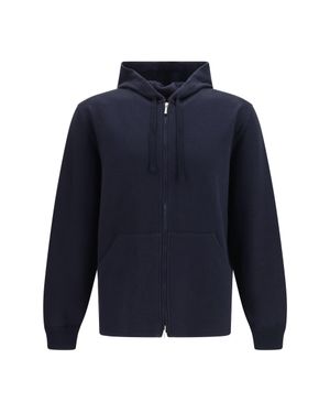 Loro Piana Whitney Hooded Sweatshirt - Blue