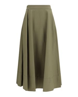 Cruna Long Full Skirt - Green