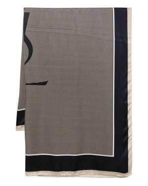 Saint Laurent "Cassandre" Scarf - Grey