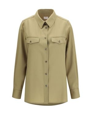 Cruna Virgin Wool Overshirt Olio - Green