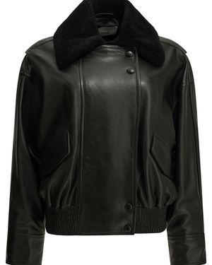 IVY & OAK Laila Leather Jacket - Black