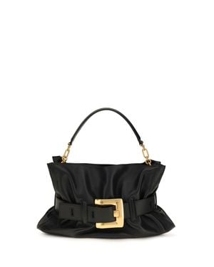Balmain Medium Anthem Shoulder Bag - Black