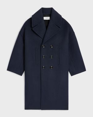 Celine Wool Coat - Blue
