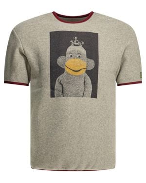Kapital Nanesaku Crewneck Sweatshirt - Grey