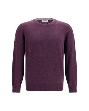 Brunello Cucinelli Cashmere Jumper - Purple