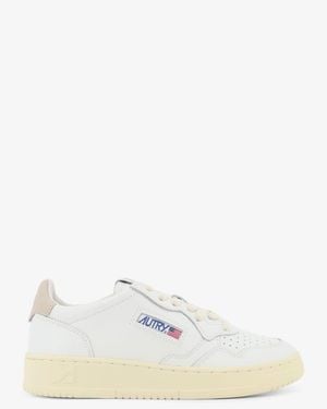 Autry Medalist Leather Trainers - White