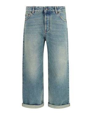 DARKPARK Lizzie Boyfriend Denim Jeans Sand Wash - Blue