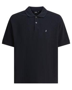 Stussy Classic Pique Polo - Black