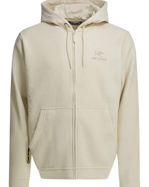 Arc'teryx Emblem Fz Hoodie - White