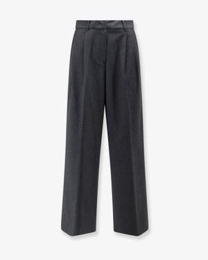 DUNST Double Pleated Trousers - Blue