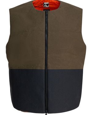 GR10K Cotton Sleeveless Jacket Jackets And Coats - Green