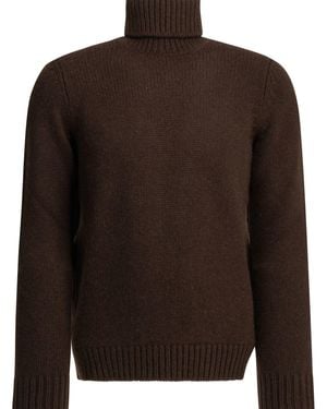 Altum Cashmere Turtleneck Jumper - Brown