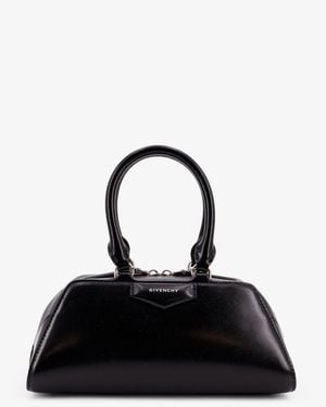 Givenchy Antigona Mini Leather Shoulder Bag - Black