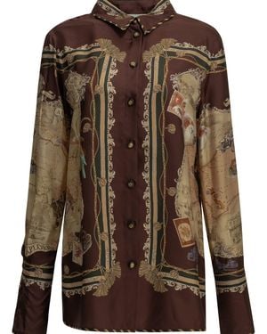 Zimmermann "Valiant" Casual Shirt - Brown