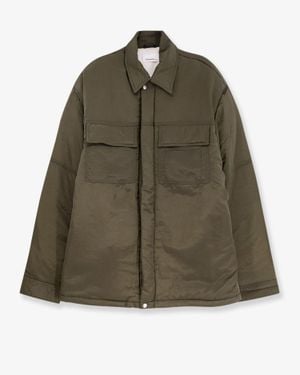 Oamc Peacemaker Padded Overshirt Nylon Jacket - Green