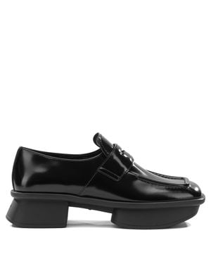 Prada Leather Loafers 1D985N055F0002 - Black