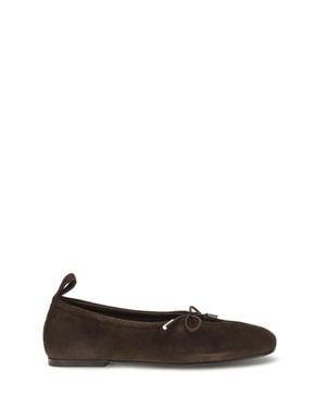 Alohas Rosalind Leather Ballerinas - Black