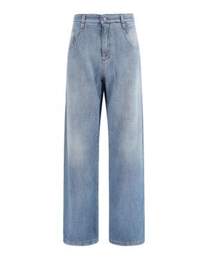 Ermanno Scervino Baggy Jeans Bright Cobalt - Blue