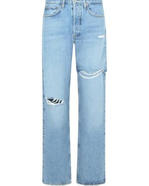 Agolde Amryn Release Denim Jeans Light - Blue