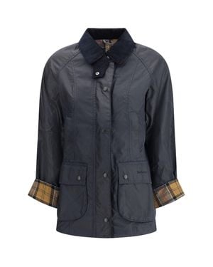 Barbour Breadnell Waxed Jacket - Blue