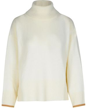 PURO TATTO Cashmere Turtleneck Jumper Cream - White