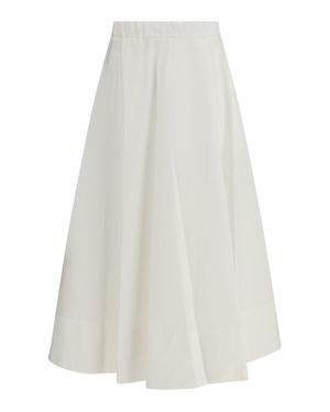 Cruna Skirt Full-Length - White