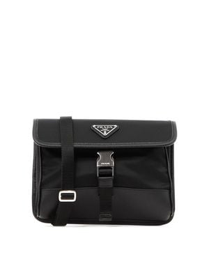 Prada Re-Nylon Crossbody Phone Bag - Black