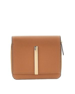 Tod's Leather Small Bi-Fold Wallet - Brown