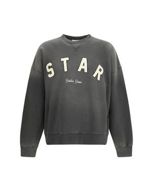 Golden Goose Star Embroidered Sweatshirt - Grey