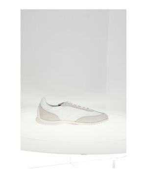 Celine Low Lace-Up Trainer W/ Triomph - White