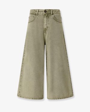 Pinko Burkina Denim Bermuda Shorts - Green