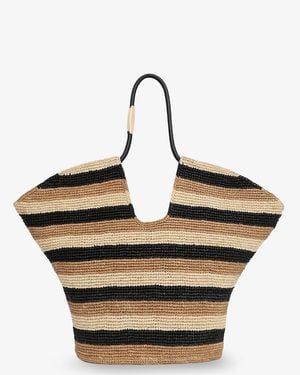 Zimmermann Shoulder Bag Golden Time Raffia - Natural