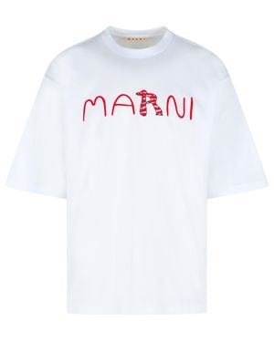 Marni Cotton T-Shirt - White