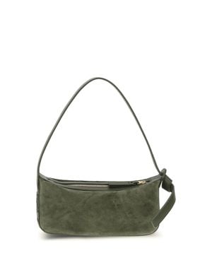 Bottega Veneta Nodo Shoulder Bag Tweed - Green
