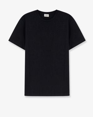 Saint Laurent Certified Cotton T-Shirt - Black