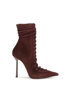 Le Silla Colette Ankle Boots Cherry - Purple