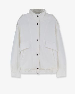 Tonywack Oversized Denim Jacket - White
