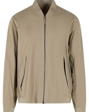 Veilance Diode Gnosis Stretch Nylon Bomber Jacket - Natural