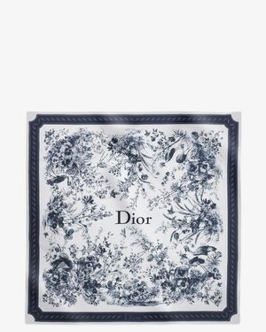 Dior Dior Silk Foulard - Blue