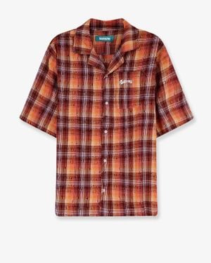 Barrow Shirt Bowling-Collar Cotton - Red