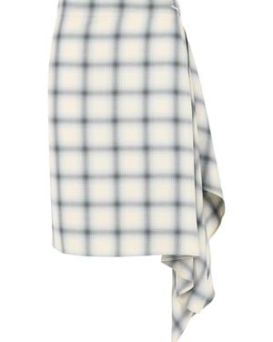Coperni 'Zero' Viscose Skirt - White