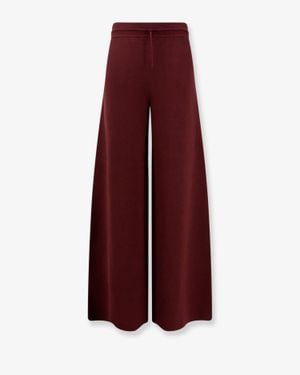 Loro Piana Siena Silk And Cotton Trousers - Purple
