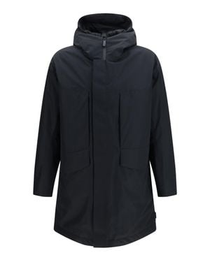 Laminar Gore-Tex Short Parka Nero - Blue