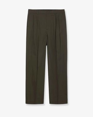 DUNST Tailored Trousers With Pleats - Green