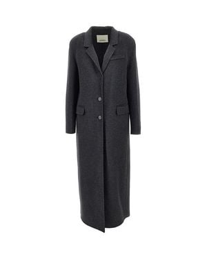 Isabel Marant 'Clesa' Oversized Long Coat - Black