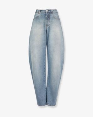 Alaïa Faded Denim Jeans - Blue